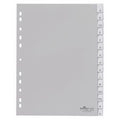 Tabbladen durable 6442 polypropyleen a4 230x297mm grijs 15 tabs