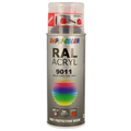 Motip 1059951 - ral 9011 grafiet zwart 400 ml | 2 stuks