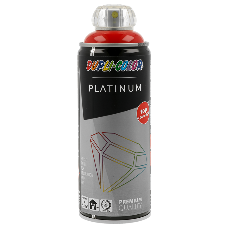 Motip 1002535 - 720994 platinum ral 3020 verkeersrood 400 ml | 2 stuks