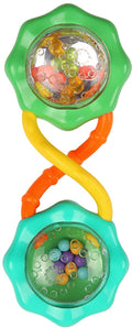 Bright starts baby rammelaar rattle shake groen - - vanaf 3 maanden