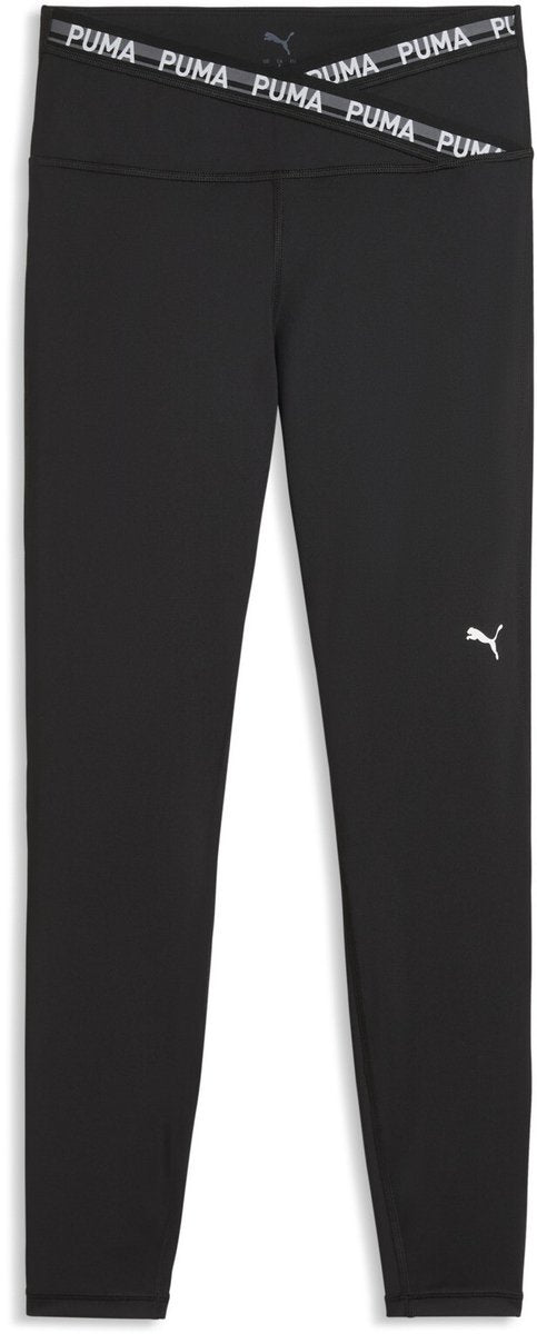 Puma strong cross front hoge taille 7 8 leggings zwart xs vrouw
