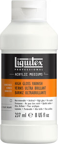 Liquitex 6208 professional glans vernis 237 ml – acrylvernis glanz | uv-bescherming | vergeelt niet | voor acrylverf