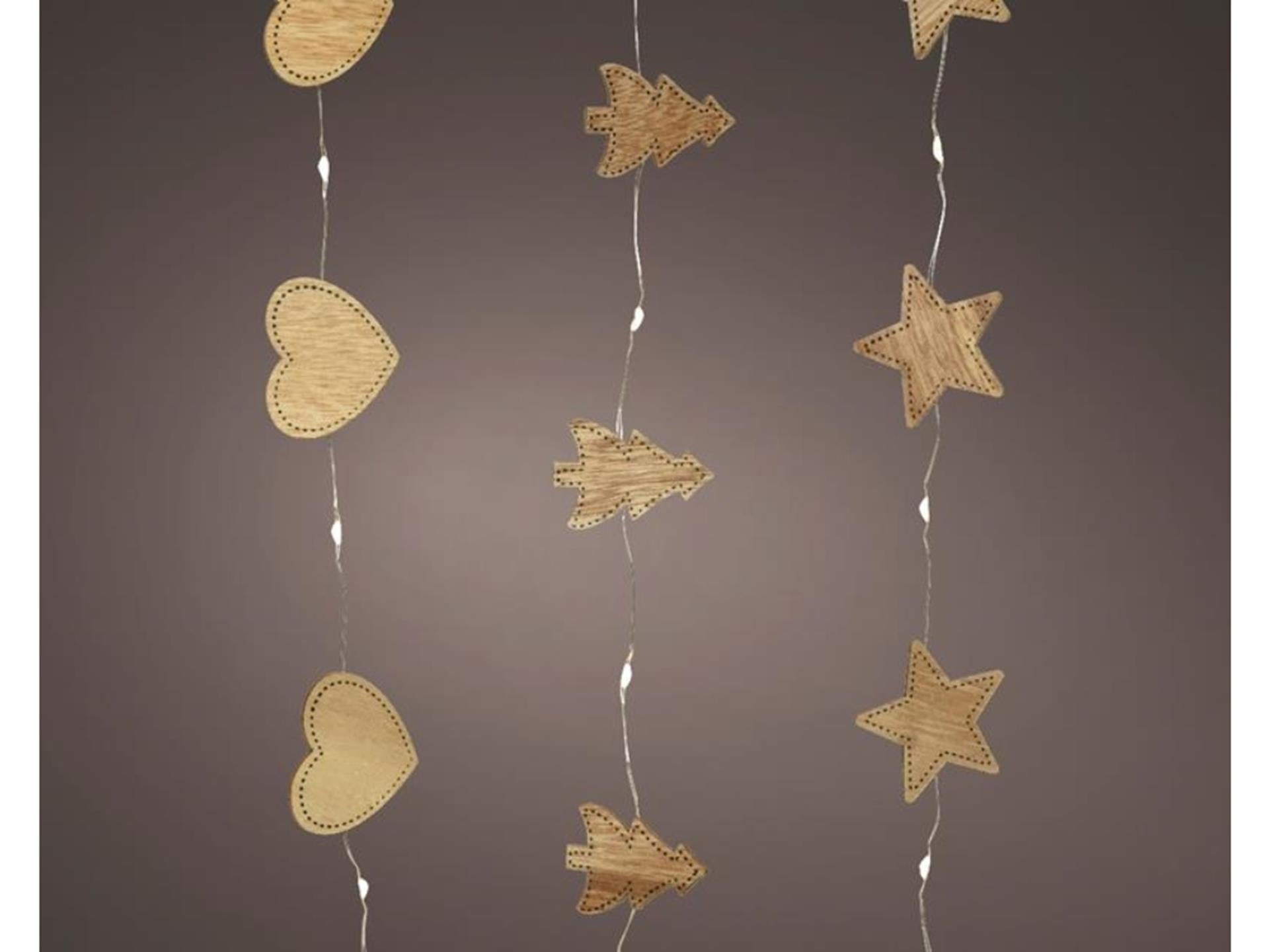 Lumineo micro led verlichting met hout deco