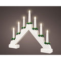 Lumineo led kaarsenbrug hout op batterij