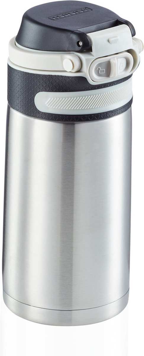 Leifheit Leifheit 3244 Flip Isolierbecher 350 ml Edelstahl