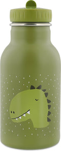 Trixie thermos drinkfles - mr. dino - rvs waterfles voor kinderen - lekvrije fles - 350ml - groen
