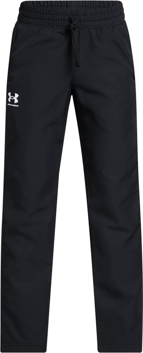 Under armour ua b rival wvn pant jongens sportbroek - zwart 122