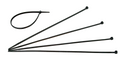 Kopp 1045965 - kabelbinder 300x4,8mm zwart 50st | 5 stuks