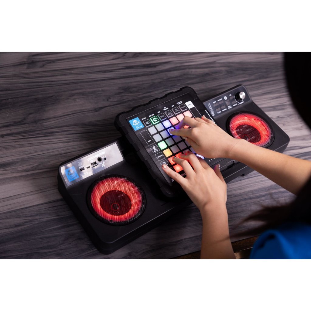 Idance dj speelgoed mixer set remix dj2 met licht en geluid.