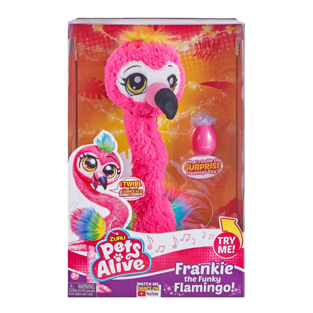 Zuru Haustiere Live-Musik-Sender Flamingo Franky + Sound