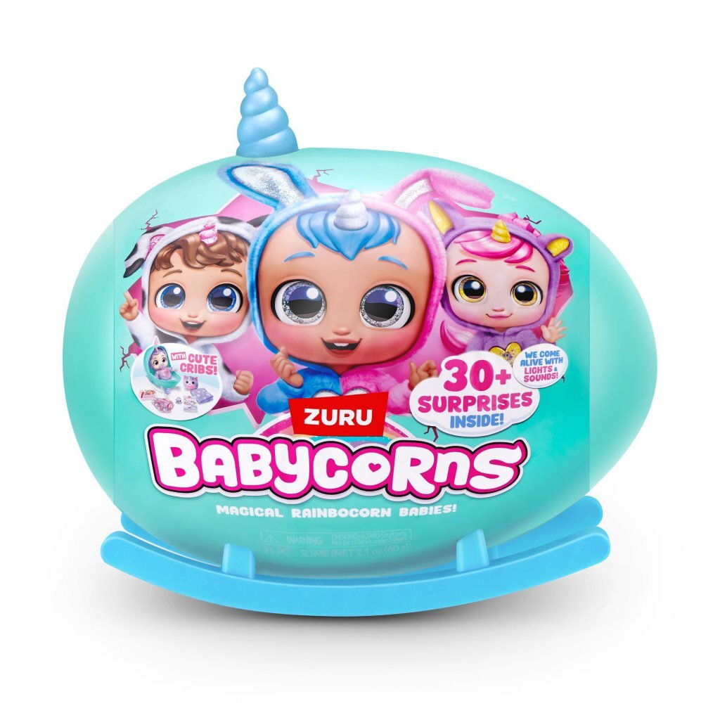 Zuru Babycorn Regenbogenmais Plüschtier + Licht und Sound