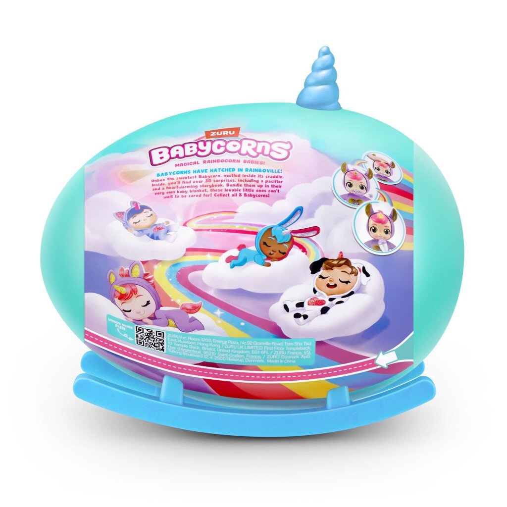 Zuru Babycorn Regenbogenmais Plüschtier + Licht und Sound