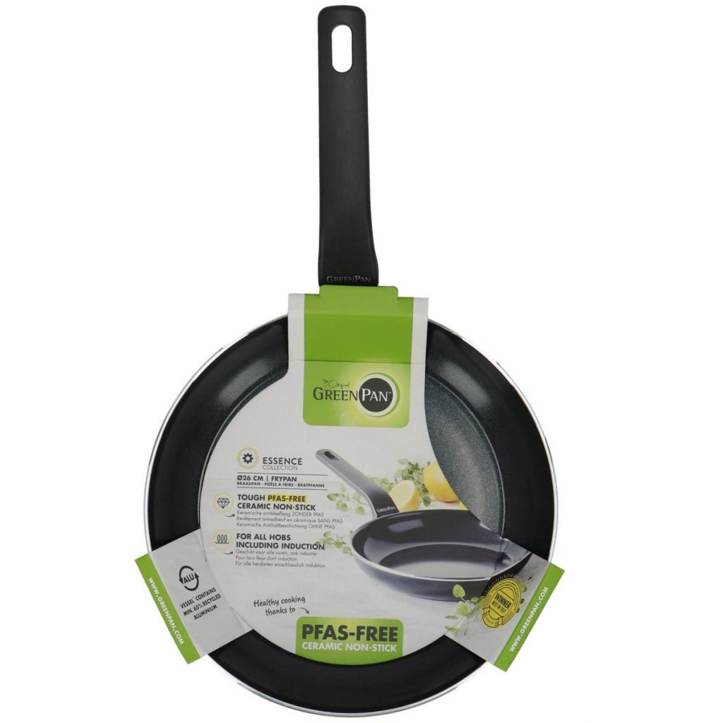 Greenpan essence koekenpan 26 cm zwart