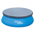 Summer waves afdekzeil voor quick set zwembad 244 cm
