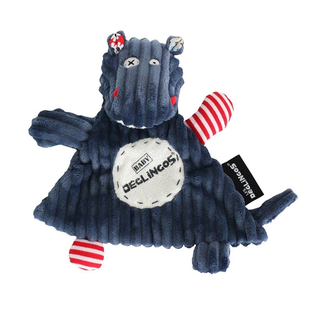 Knuffeldoekje, het hippe nijlpaard 28 cm