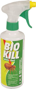 Flamingo vlooienspray – cleankill microfast spray 450ml – anti-parasietenspray – tegen vlooien – teken – luizen en mijten – voor meubels en tapijten – niet voor gebruik op dieren – gemaakt in europa
