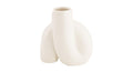 Vase porcelain 10.3x6.5x11.5cm white
