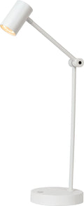 Lucide tipik - oplaadbare bureaulamp - accu batterij - led 3 stepdim - 1x3w 2700k - wit