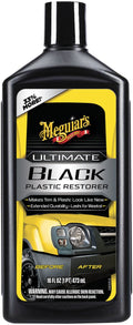 Meguiar's ultimate black restorer – voor rubber en kunststof - herstelt kleur en glans – uv-bescherming – droogt snel - 473ml