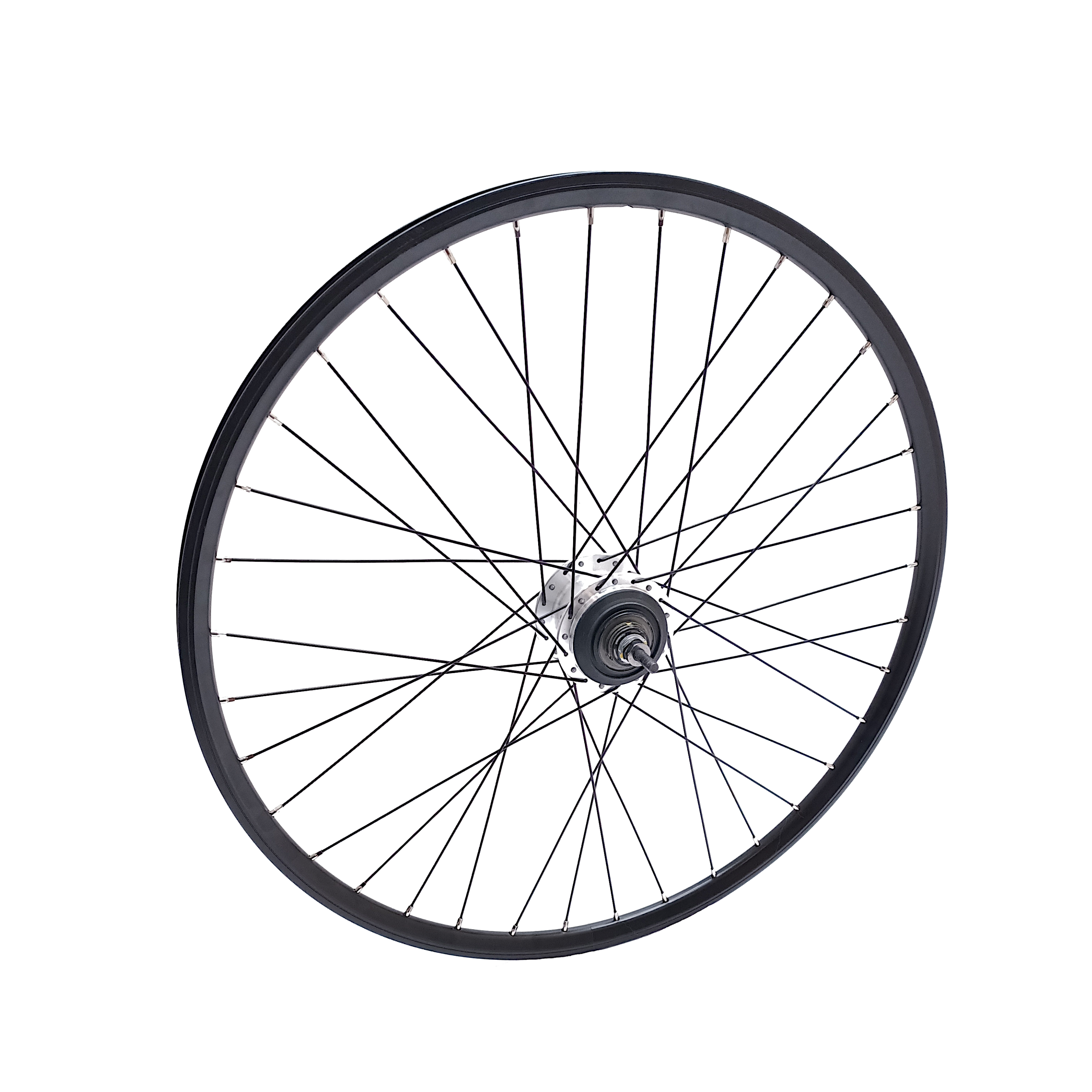 Hinterrad 28 x 1 3 8 Nexus 7 (für Rollerbrakes) - Schwarz