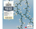 Lumineo kerstverlichting compact met 900 led lampen lengte 22,50meter met twinkle functie