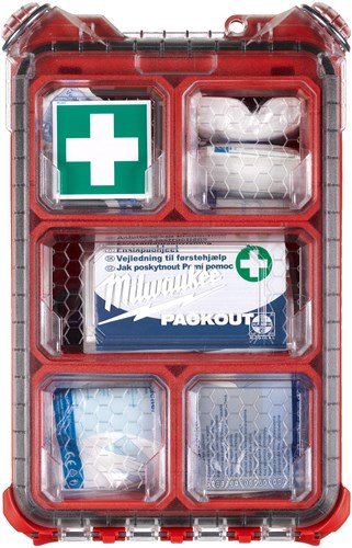 Milwaukee accessoires packout ehbo koffer | din 13157 - 4932478879