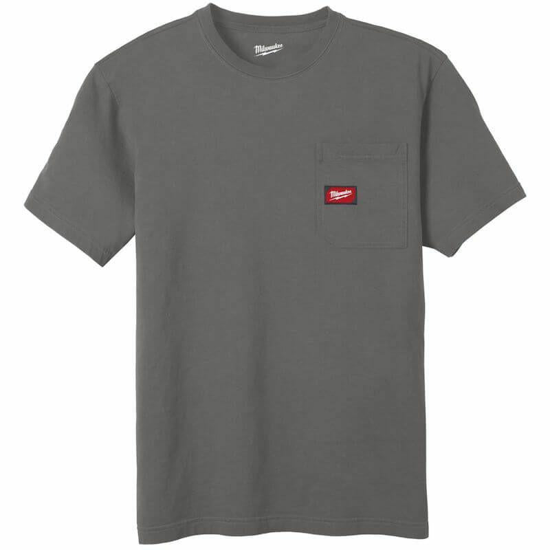 Milwaukee t-shirt met korte mouw - lichtgrijs wtssgr-s