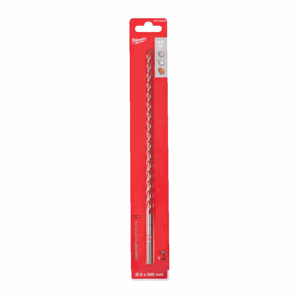 Milwaukee betonboor tct 6 x250mm premie