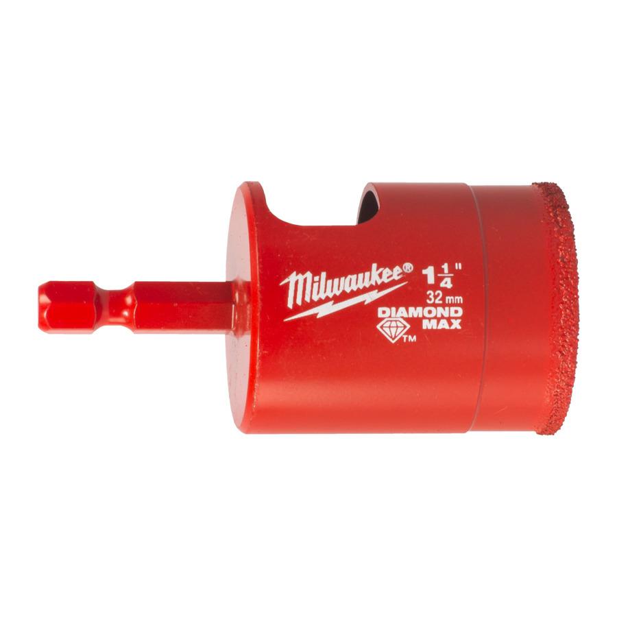 Milwaukee accessoires milwaukee boren | diamond max™ | 1 4 nat droog | 32 mm 1 4 hex - 4932498352