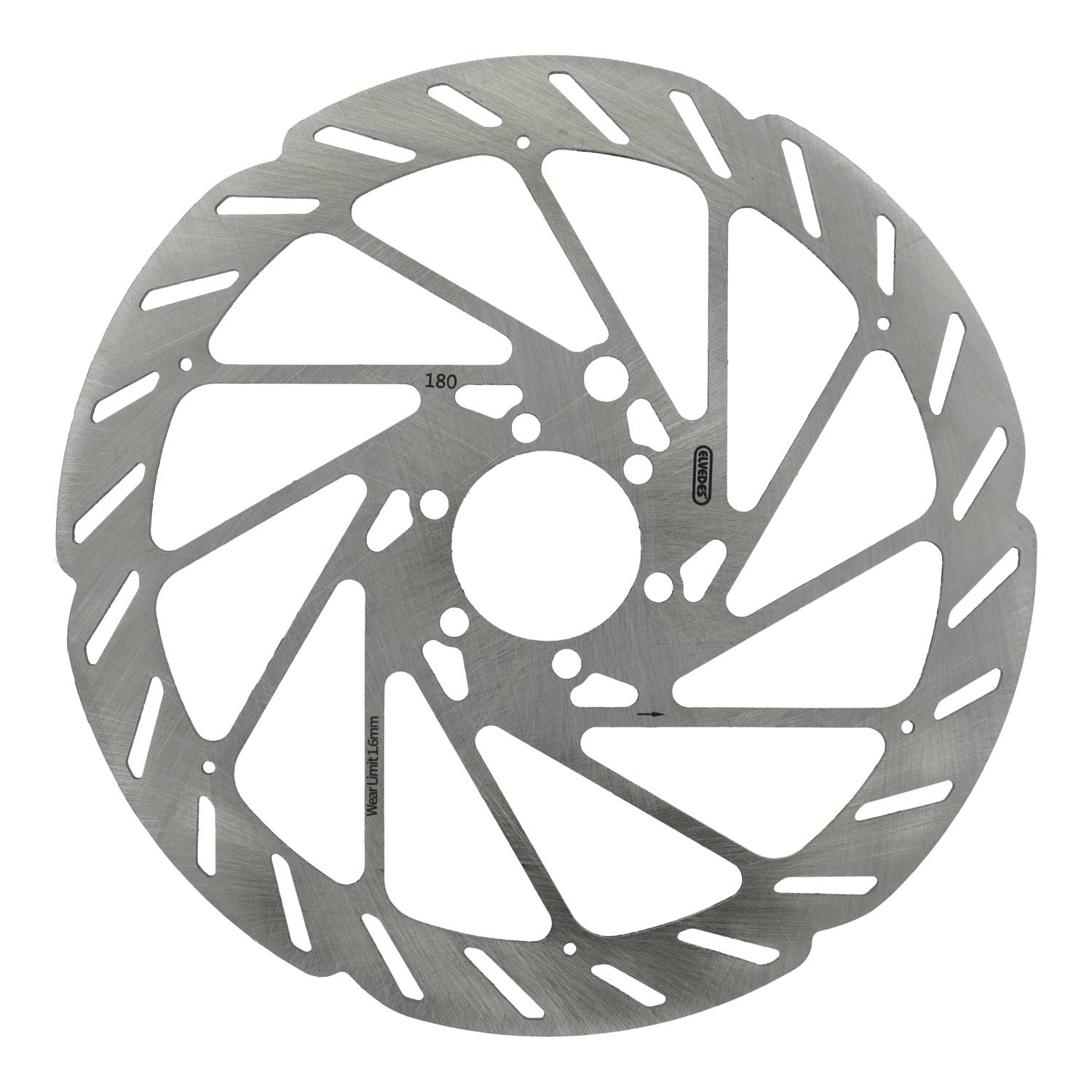 Elvedes remschijf rvs 6-bouts 180mm met sensor magneet