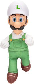 Jakks super mario galaxy film – 38 cm beweegbare fire luigi pluche figuur