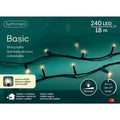 Lumineo led strengverlichting binnen en buiten 18m 240 lampjes warm-wit. met 8 uurs timer en dimfuctie
