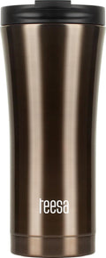 Teesa tsa0008 - roestvrijstalen thermobeker, 500 ml, bruin