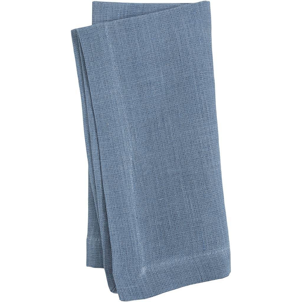 Creativ company stoffen servet pigeon blue, 42x42cm
