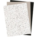 Creativ company creotime leerpapier wit bruin zwart 3 stuks