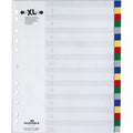 Blanco tabbladen durable 6759-27 20 tabs 11 gaten multikleur
