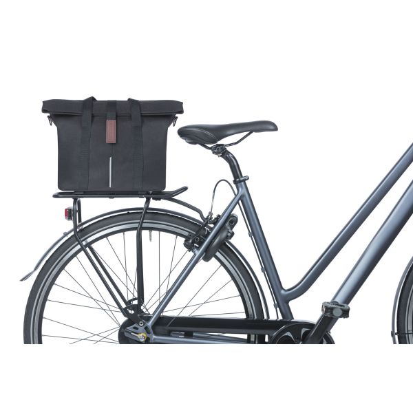 Fahrradtasche Basil City Mik Kf Schwarz