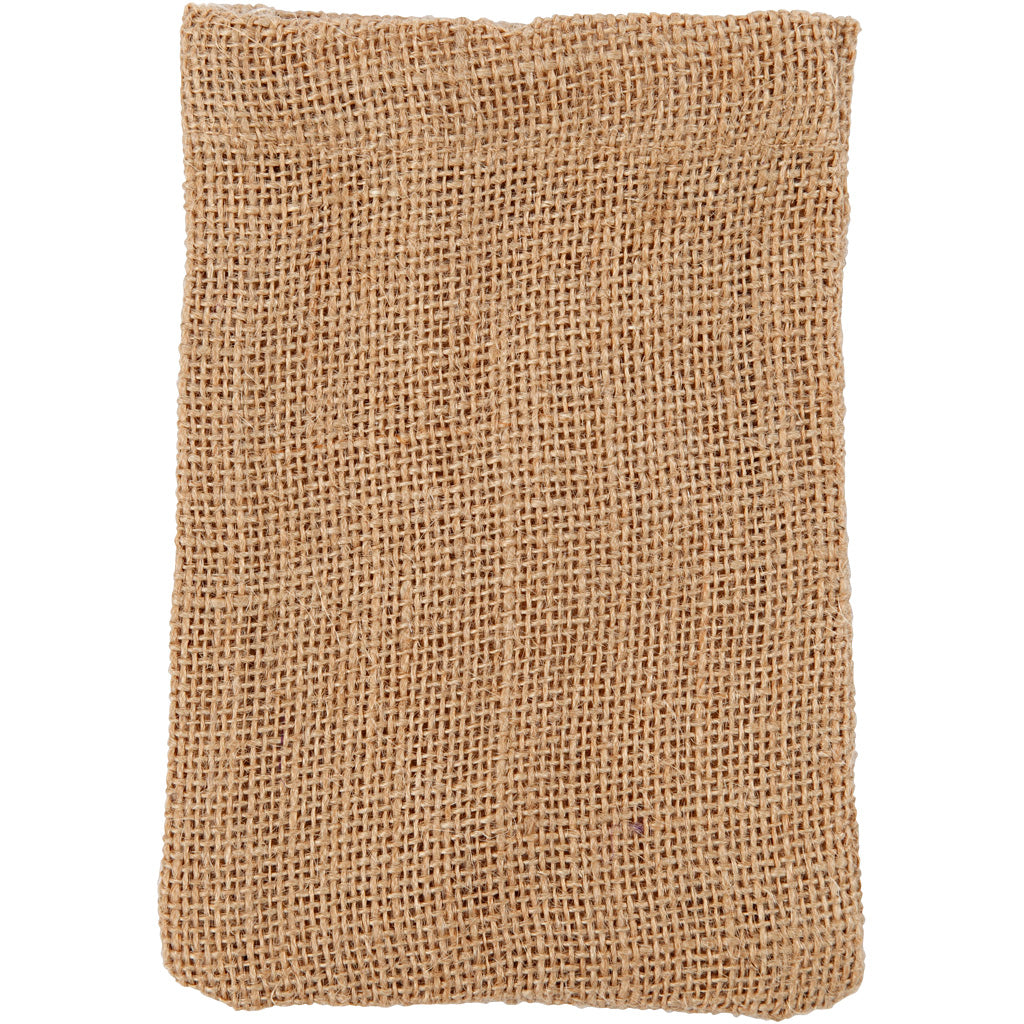 Creativ company jute zakje met trekkoord, 4 stuks