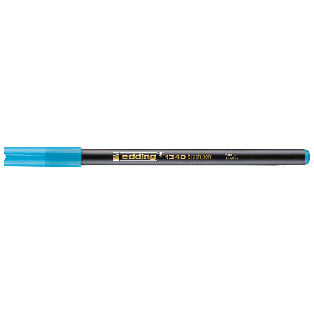 Edding 1340 • brushpen azuurblauw