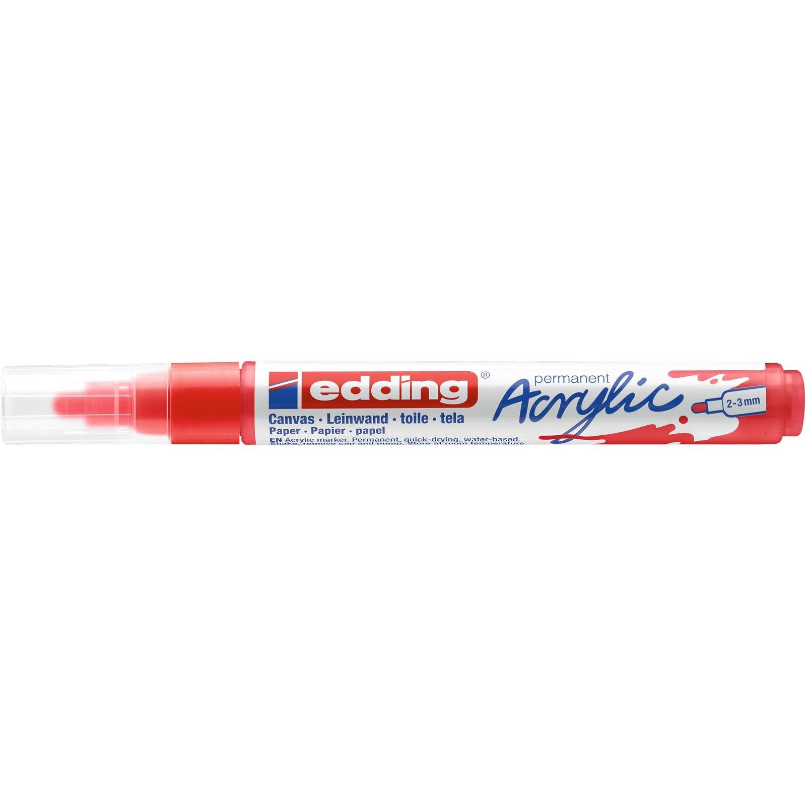 Edding 5000 • acrylmarker medium verkeersrood