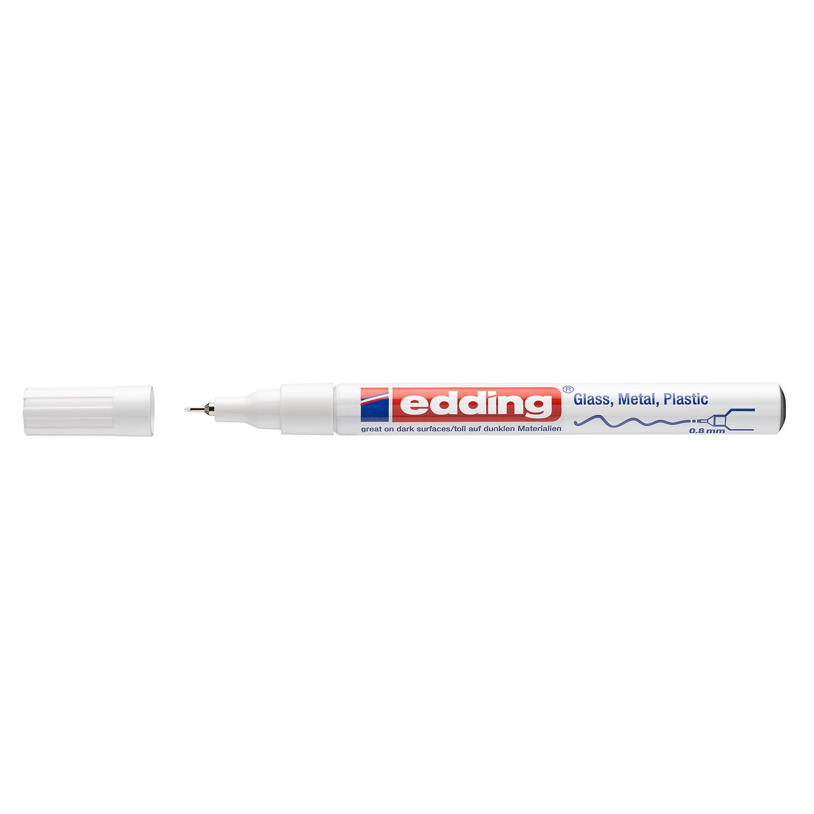 Edding • 780 lakmarker 0,8 mm rond wit