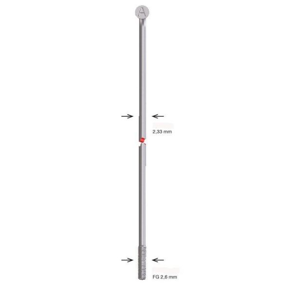 Speichen 262-13 Alpina ø2,33 mm FG 2,6 - Zink (144 Stück)