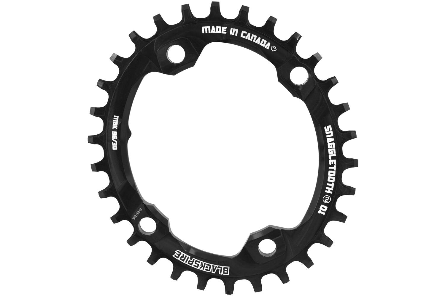 Schwarz gepresst - - Ketten -Top Snoggletooth Oval XT M8000 96 30