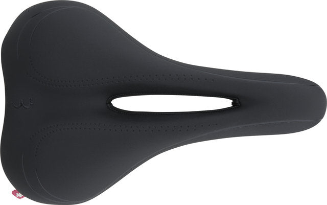 Bbb cycling ladysport fietszadel dames – racefiets en mtb zadel - competitieve houding 30° - drukverlagend - 250 x 145mm - zwart – bsd-67