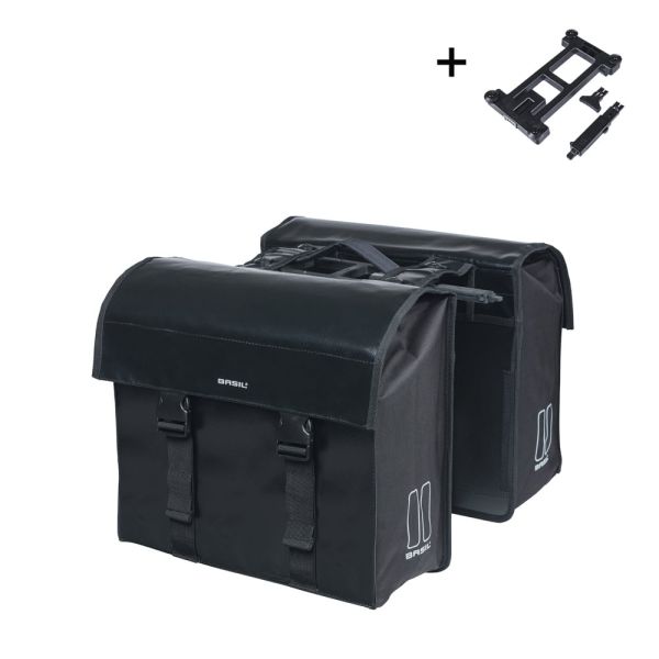 Basil Urban Load MIK 48-53l Doppelsack schwarz