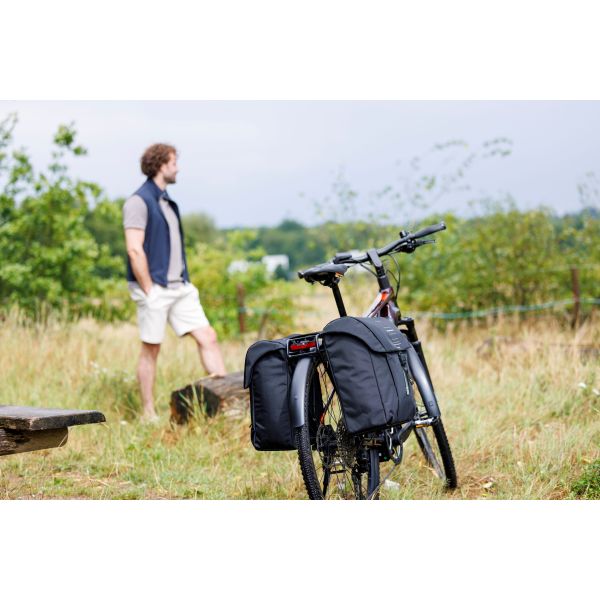 Neue Looxs Doppeltasche Vigo 40l Polyester schwarz grün