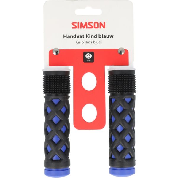 Simson behandelt Kinder blau-schwarz