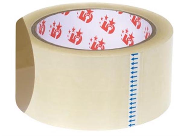 Pergamy star verpakkingsplakband ft 50 mm x 66 m, transpar (6 stuks)