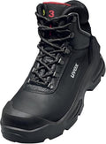 Uvex werkschoen quatro pro 6879 s3 hoog zwart mt44