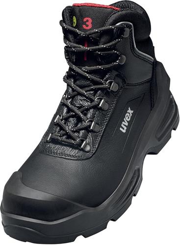 Uvex werkschoen quatro pro 6879 s3 hoog zwart mt44